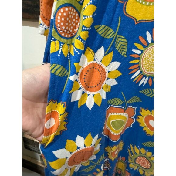 Gudrun Sjoden colorful dress pockets discoloration size M - Picture 5 of 10